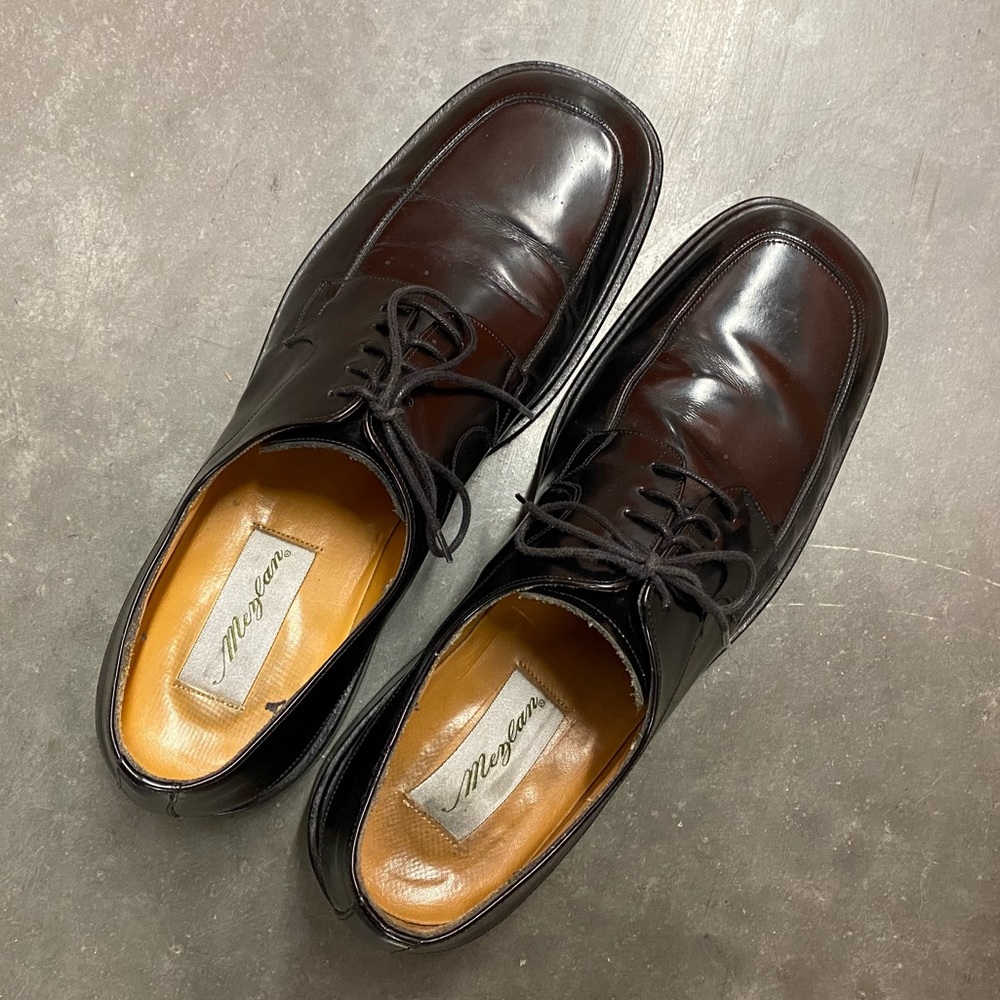 Nordstrom Mezlan $425 Mens Oxford Dress Shoes Black Lace Up.